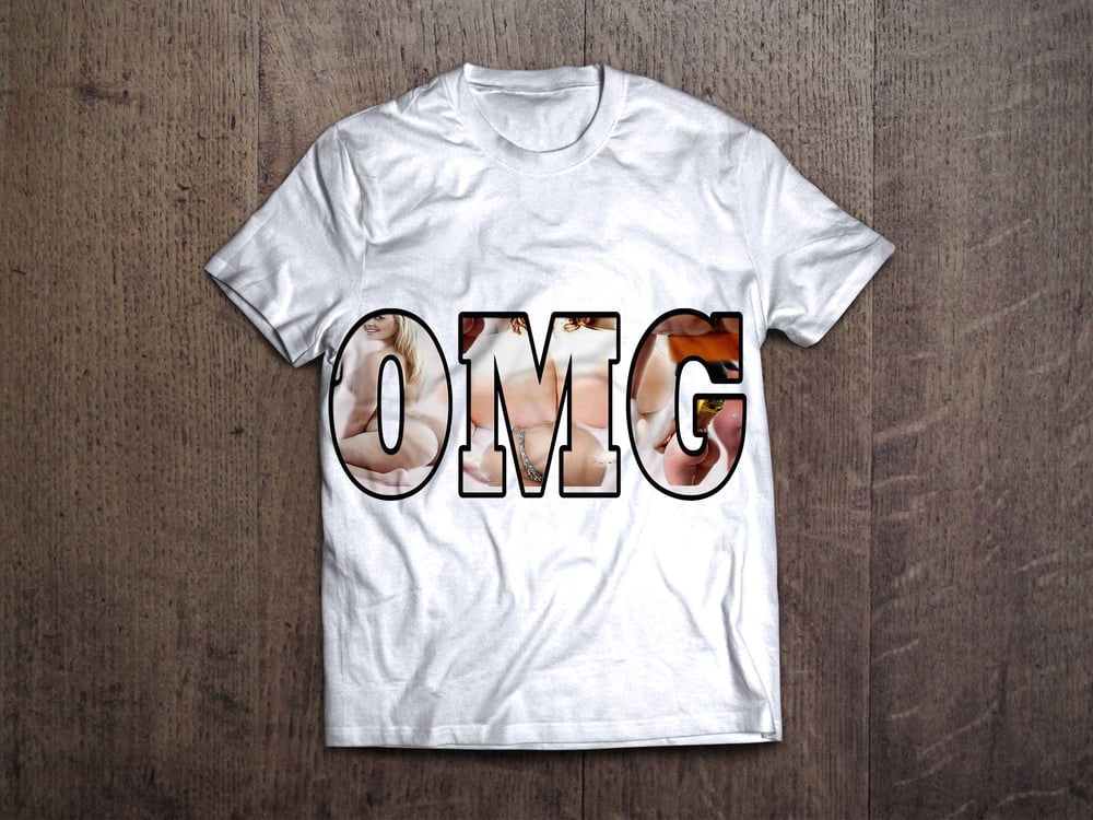 Image of OMG Her Butt Tee (White)