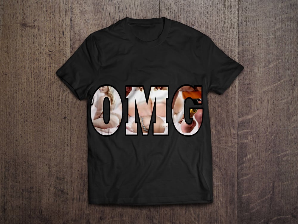 Image of OMG Her Butt Tee (Black)