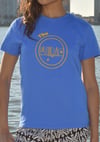 Royal Blue and Yellow Women tee