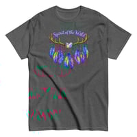 Image 11 of Spirit Of The Wild Western Antlers Feathers Boho Tee