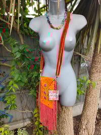 Image 2 of Yellowstone mobile bag - Orange turquoise charm