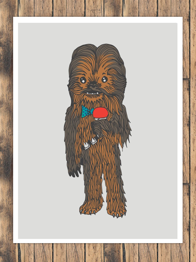 Image of Party Wookiee | PRINT
