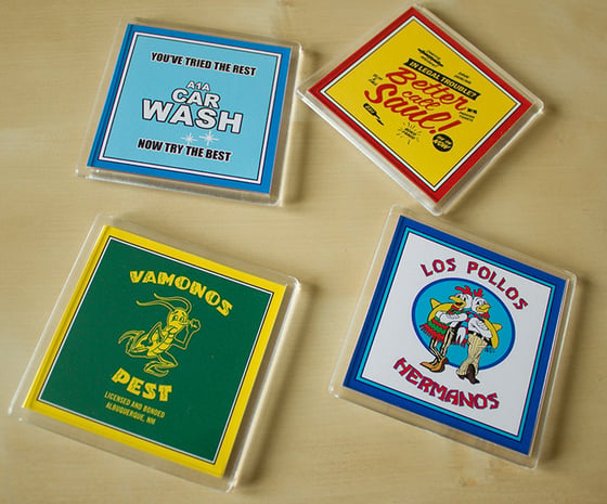 Image of The Ultimate Breaking Bad Drinks Coasters Set