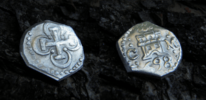 Image of 1/2 Doubloon (1 Escudo Cob), Cuzco Peru, 1698M