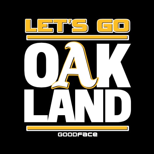 Image of NEW Black #LetsGoOAKLAND Shirt [S - 4X]