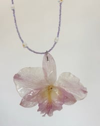 Image 4 of Orquídea en "seed bead" | collares