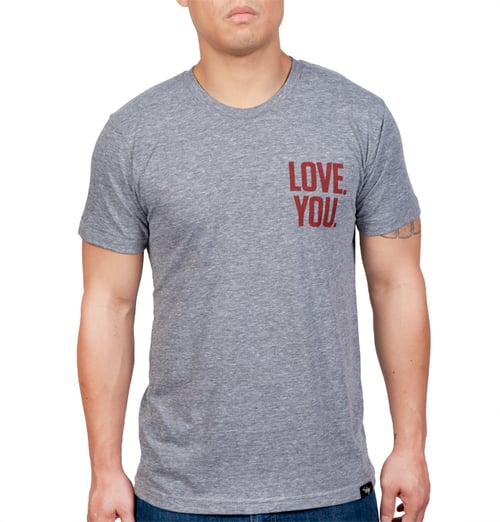 Image of Love. You. Tee (Athletic Grey)