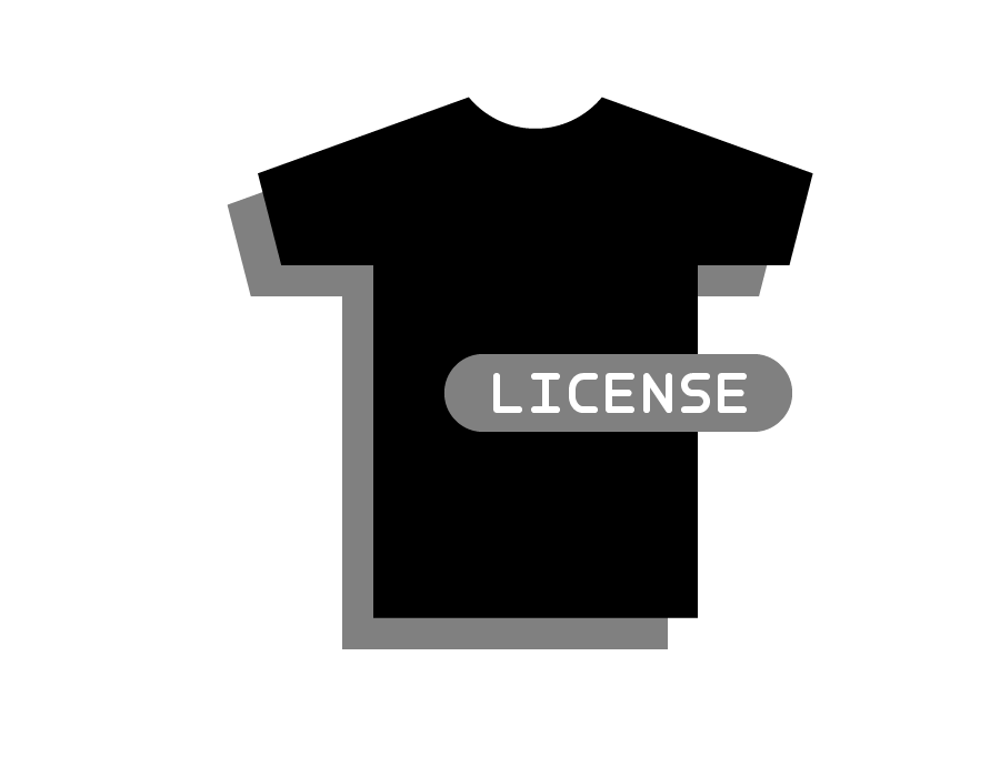 Image of T-Shirt Art License - 10x