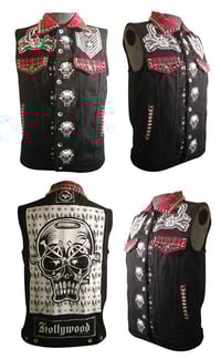 MV Super Plaid Evil Eyes Vest