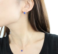 Image 4 of Art Deco Blue Lapis Earring