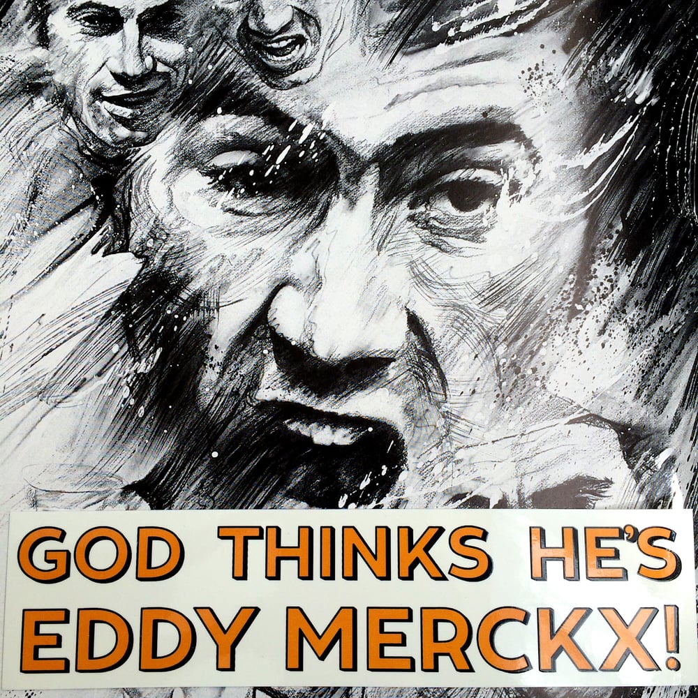 Image of "Merckx > God" stickers