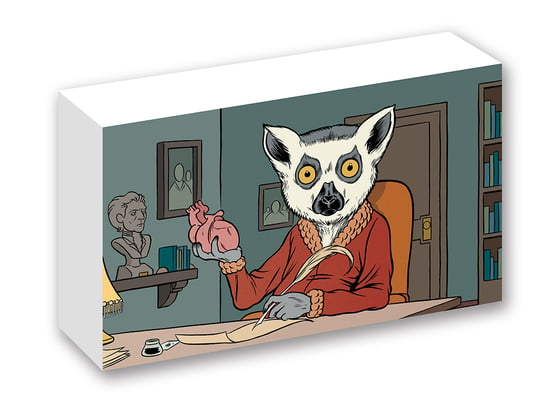 Image of Lemur Library Print