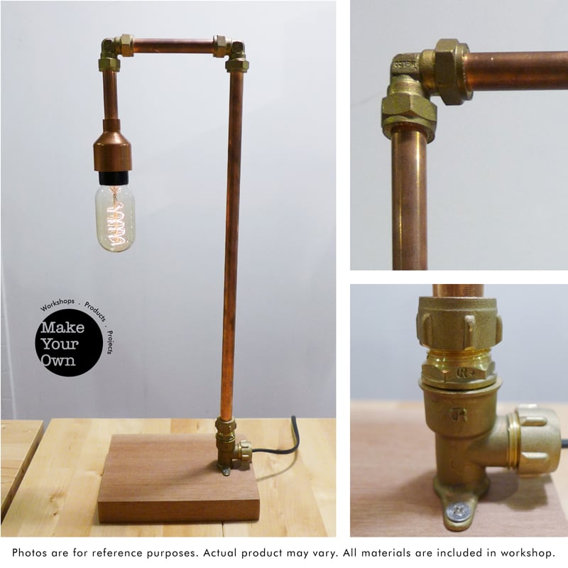 Image of Copper Pipe Lamp Workshop