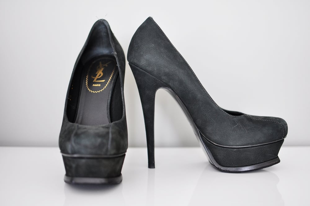 Image of YSL // TRIBUTE PUMP HEELS