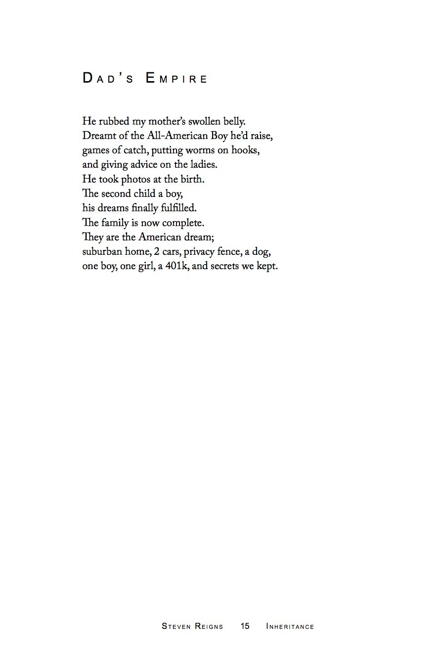 Image of Inheritance by Steven Reigns