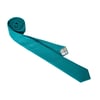 Teal Linen Necktie