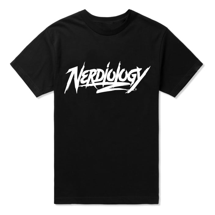 Image of Nerdiology Script Logo (Black )