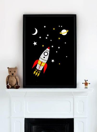 Image of ADVENTURE TO SPACE! print