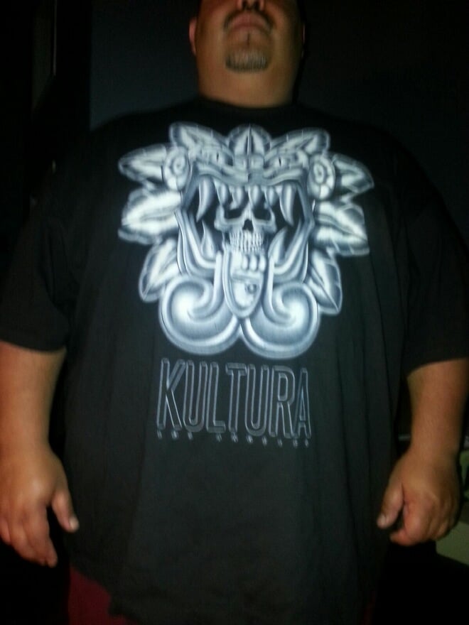 Image of Quetzalcoatl, Aztec serpent God tee