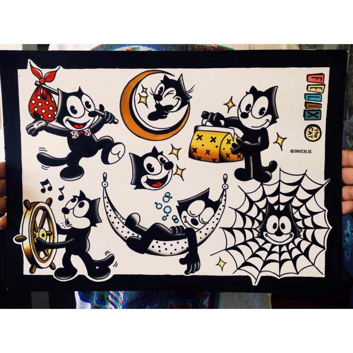 Felix The Cat sheet Ohnochloe