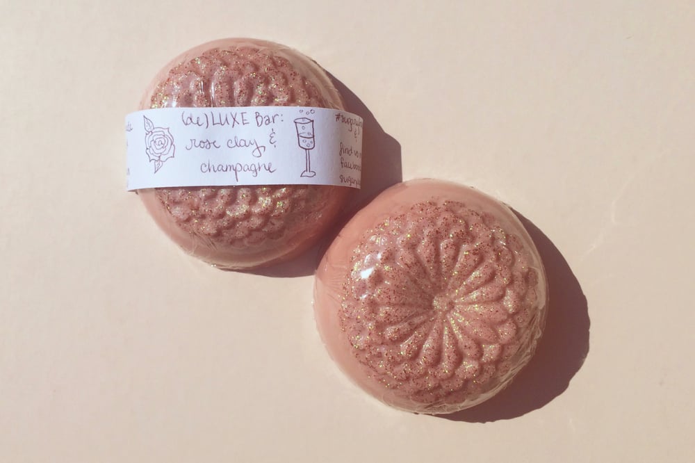 Image of (de)LUXE Bar: Rose Clay & Champagne