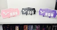 Image 7 of Books Read This Year Shelf Tracker – Hanging Mini Book Counter with Numbered Charms & Stand 
