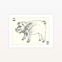 Image 1 of Piggy - Ltd edition Screen print