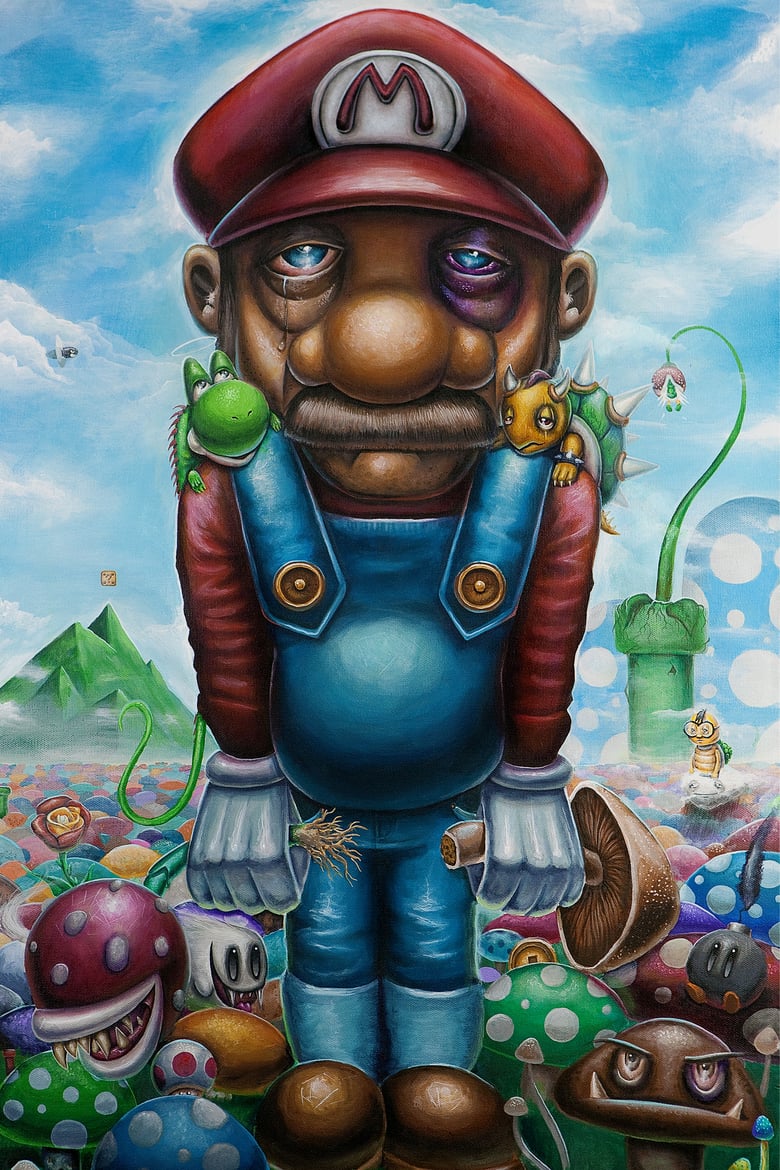 Image of Mario Canvas Print