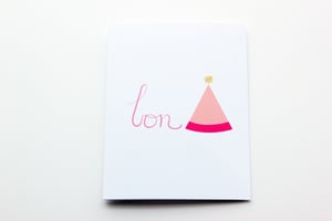 Image of Bon Birthday Greeting Card