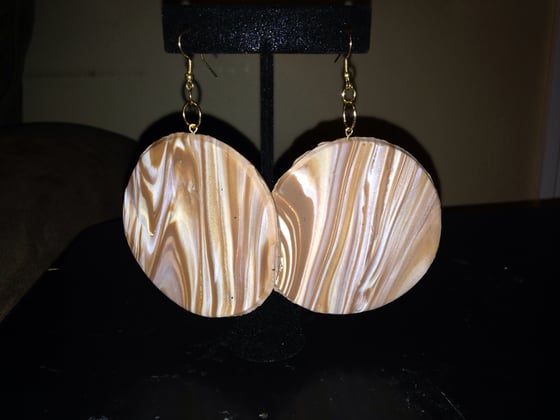 Image of Faux Wood Earrings