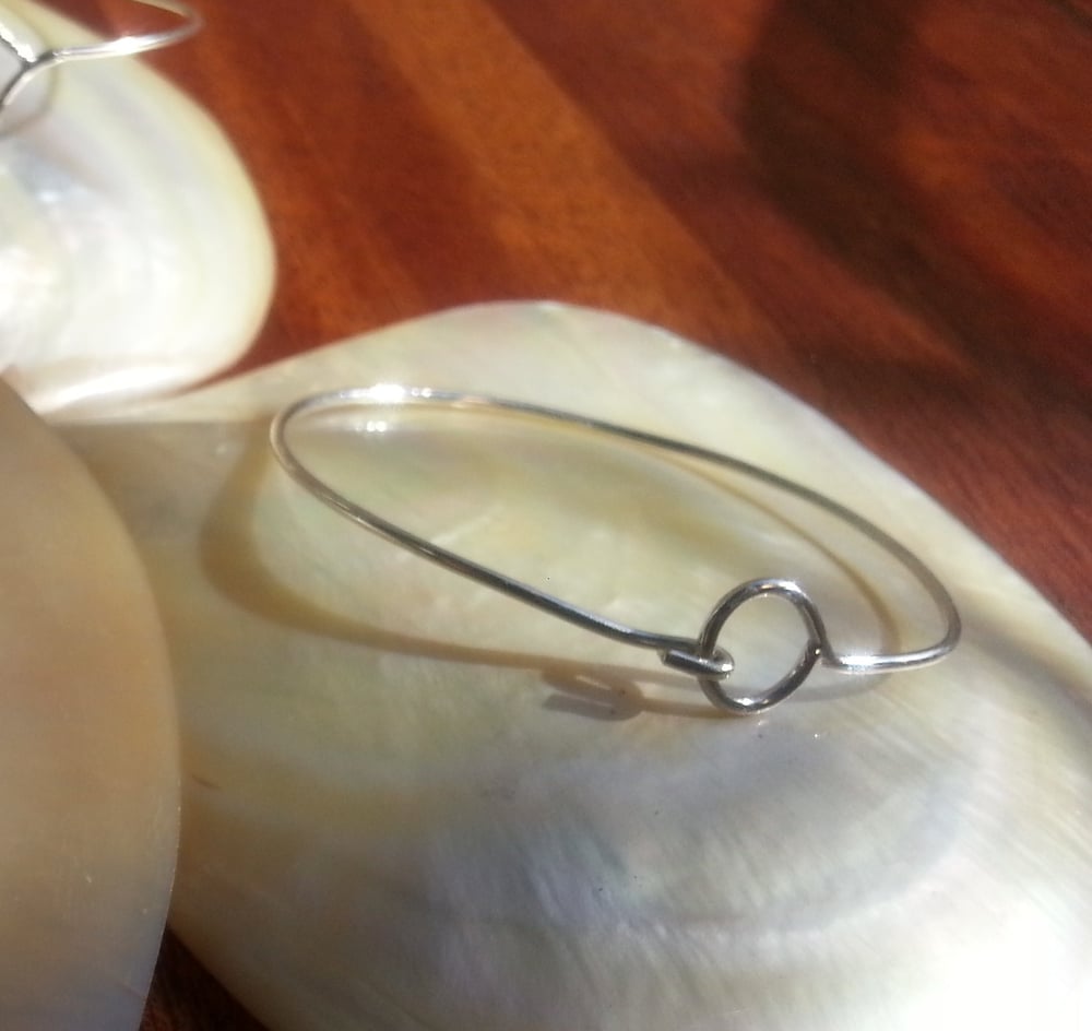 Image of Sterling Silver Circle Bangle