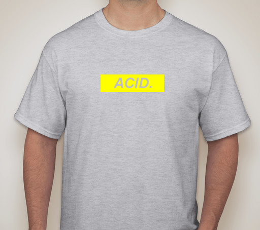 Image of Acid Yellow Box Logo Tee