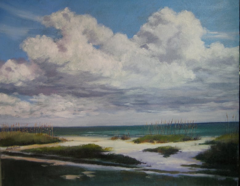 Image of "Shades of Summer" original acrylic painting
