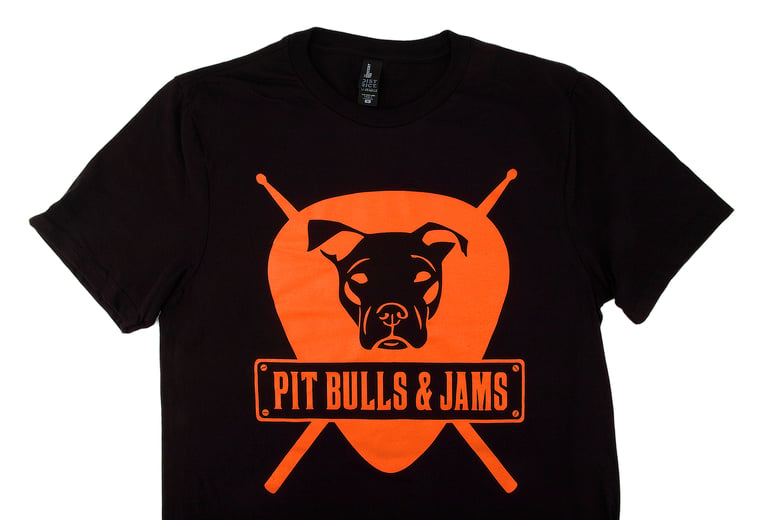 Image of Pit Bulls and Jams T-Shirt - Black