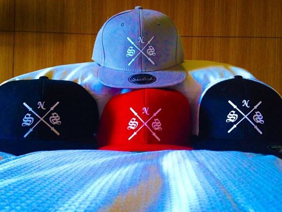 Image of Snap Back Barbell logo Hat