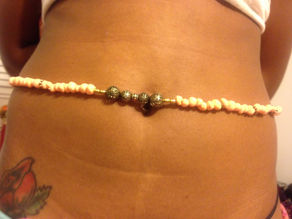 Image of Single Color Single and Double Strand Waist Beads