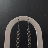 Image 2 of Bloodline Chainmail Drop Earrings