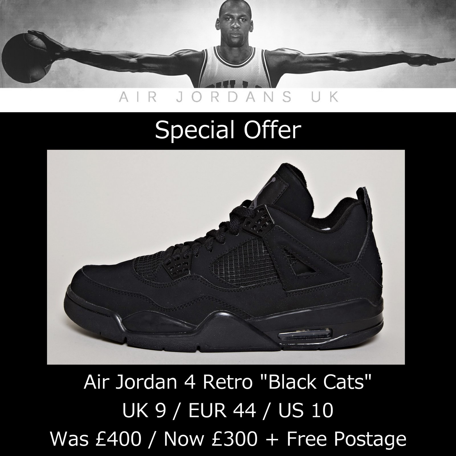 Jordan 4 black cat 2006 on sale