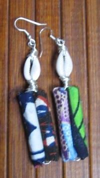 Image 2 of Fabric Stand-Up Ear-Rings