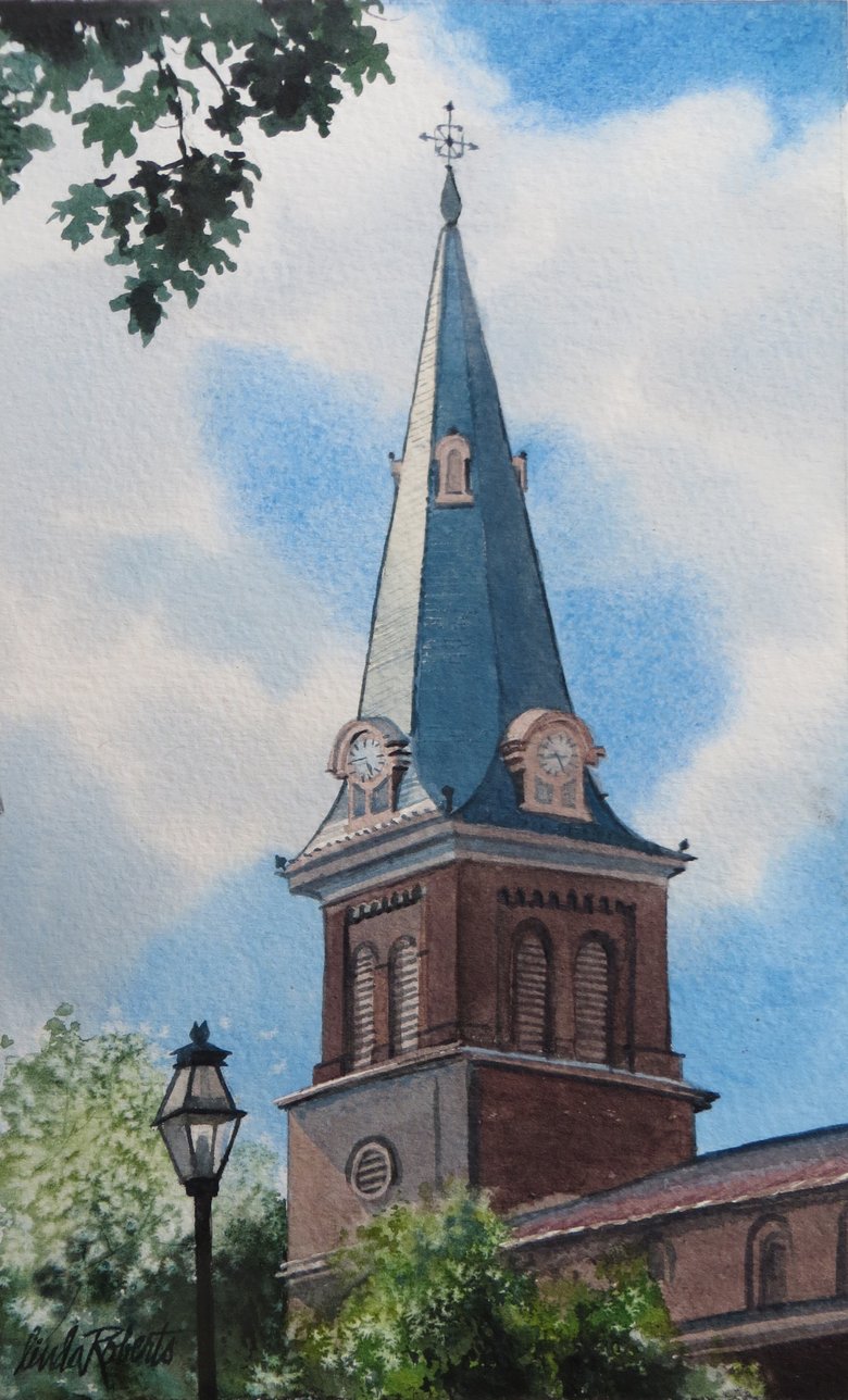 Image of "St. Anne's Annapolis" original watercolor
