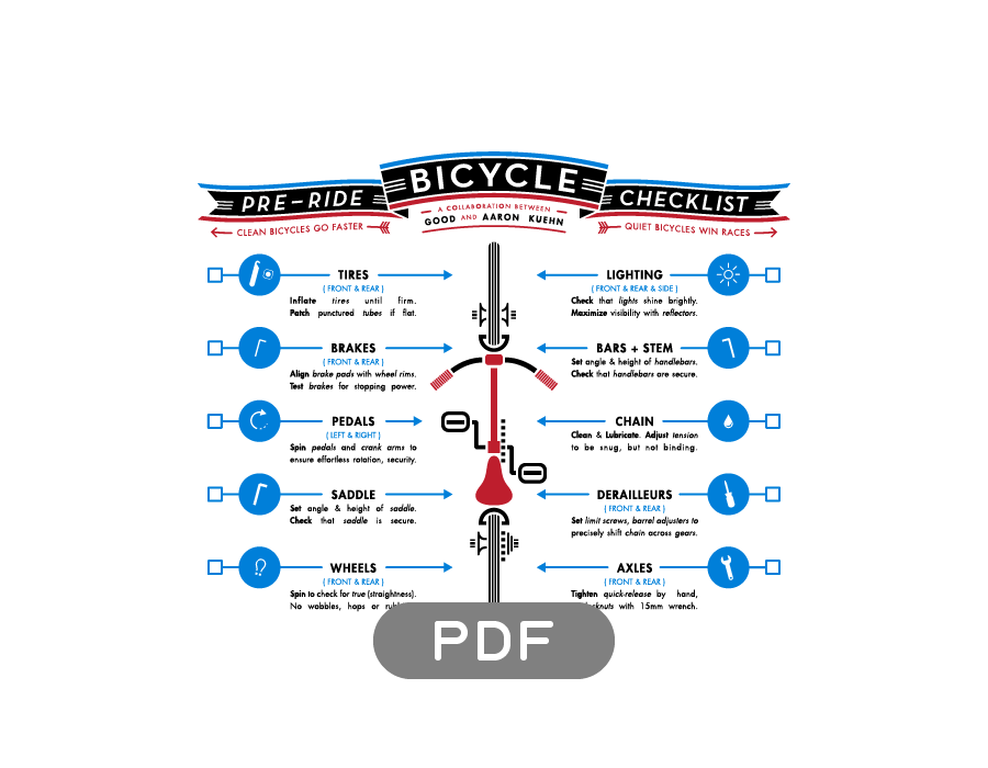 Image of Bicycle Pre-Ride Checklist