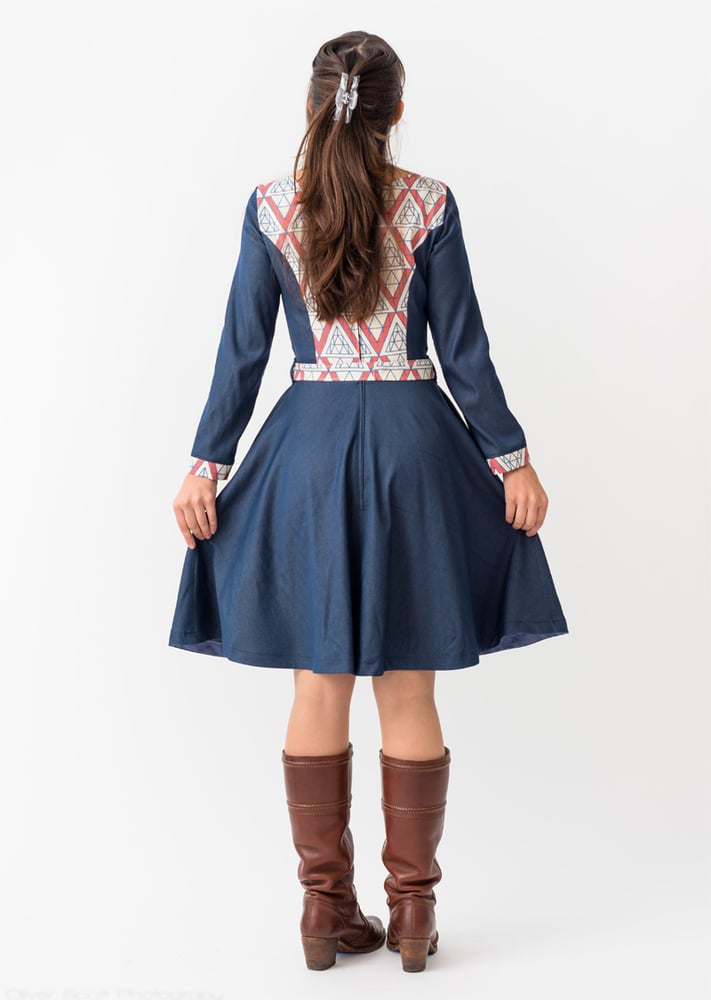 Image of COCO PARTY DRESS: Denim and Diamonds