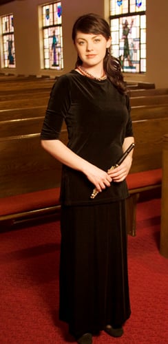 Velvet A-line Skirt (140) Image 2