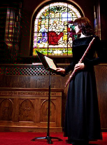 Jersey Gored Skirt (102) Image 3