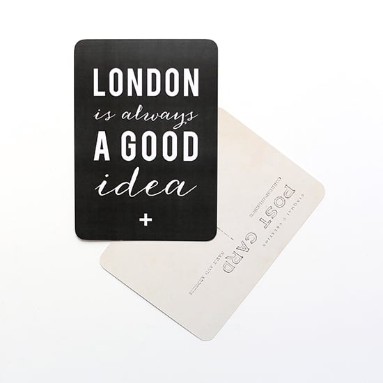 Image of Carte Postale "LONDON is always A GOOD idea" ARDOISE