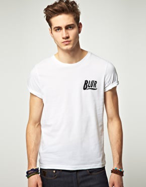 Image of Blur Logo Tee - White