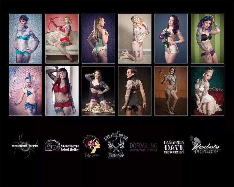 Image of 2015 Live Free or Die Calendar Ft. Cyn Vicious