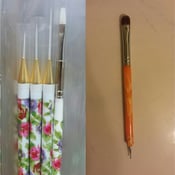 Image of Kolinsky French Brush/4pc Nail Art Brush Set