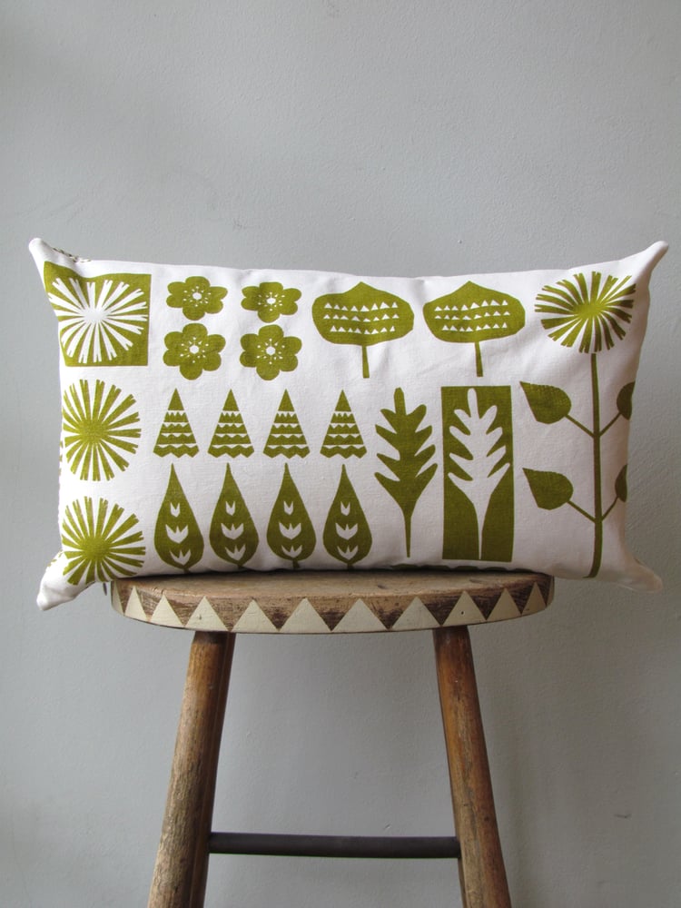 Image of WALKING IN THE WOODS CUSHION #9