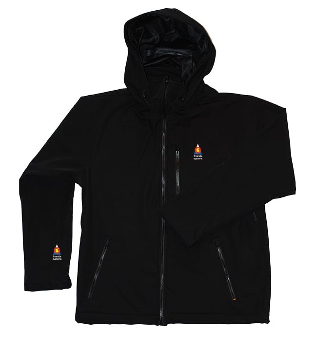 Image of Antero II Hybrid Softshell Jacket Made in Colorado Black